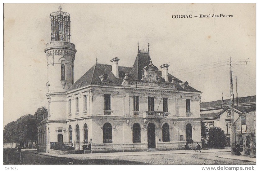 Poste - Poste Et Télégraphes - Cognac Hôtel Des Postes - Poste & Facteurs