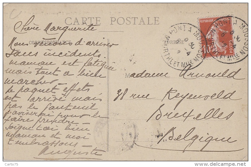 Poste - Poste Et Télégraphes - Pont-à-Mousson - Hôtel Des Postes Et Caisse D'Epargne - 1907 - Poste & Facteurs