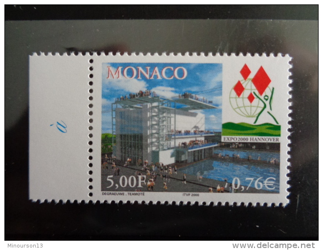 MONACO 2000    Y&amp;T N° 2252 ** - EXPO 2000 HANNOVER - Neufs