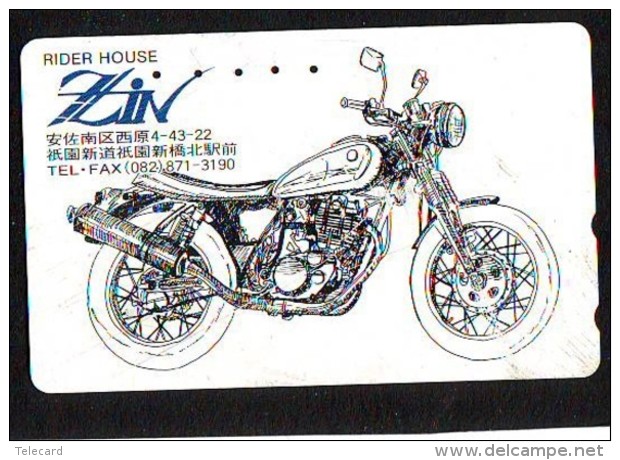 Télécarte Japon * MOTOR  * (1766)  Phonecard Japan * TELEFONKARTE * MOTORBIKE * - Motos