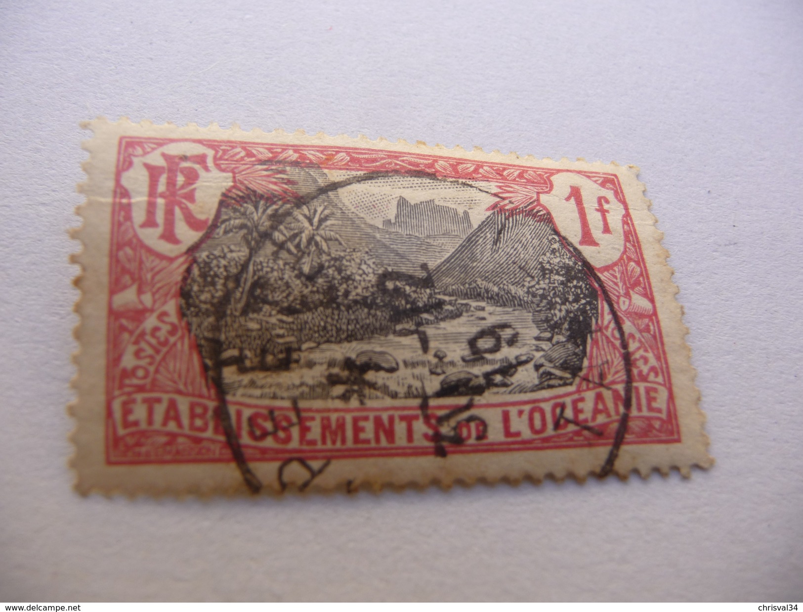 TIMBRE  OCEANIE   N  35   COTE  5,50  EUROS    OBLITERE - Used Stamps