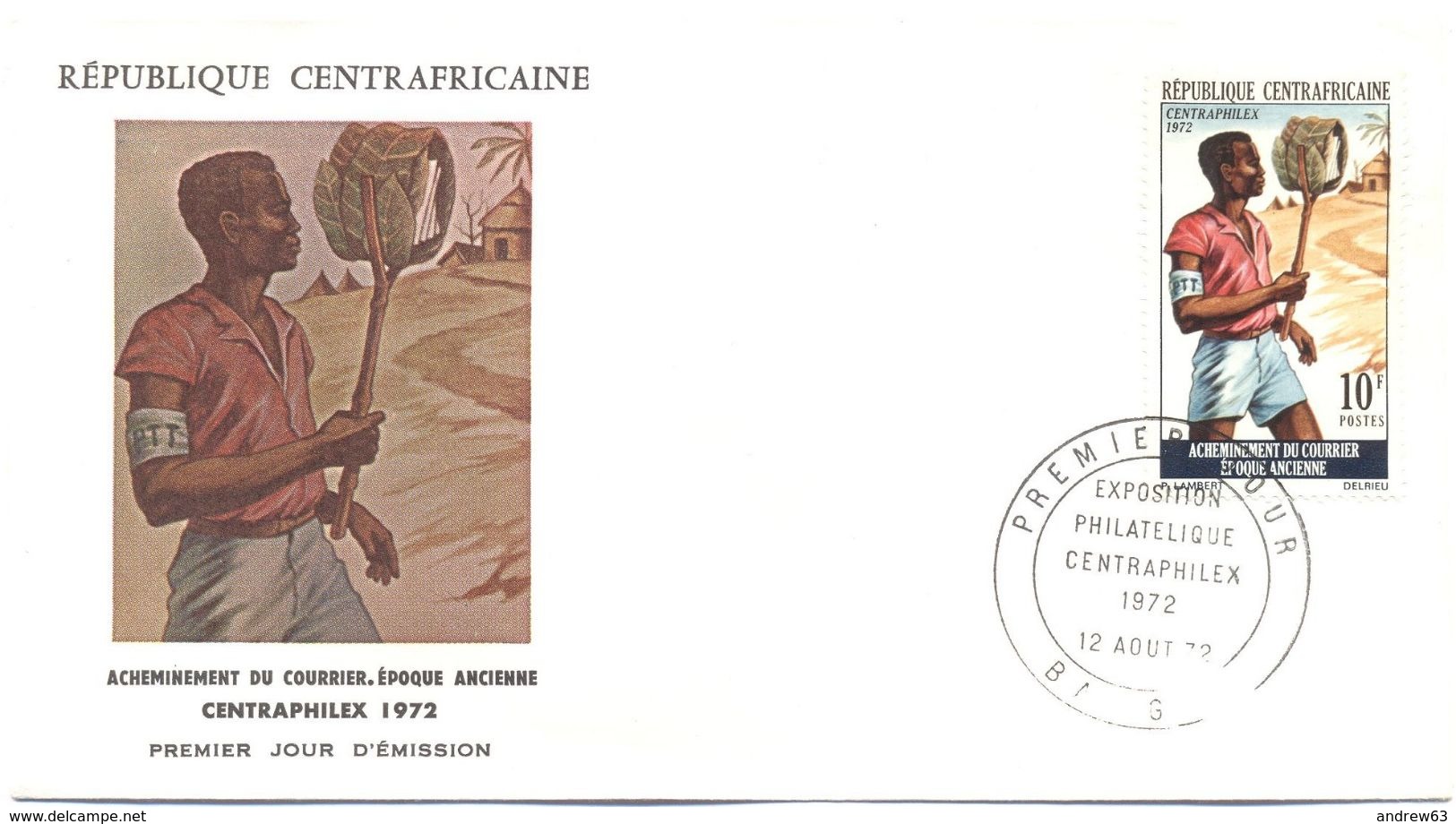 Repubblica Centroafricana - REPUBLIQUE CENTRAFRICAINE - 1972 - 10F Centraphilex - FDC - Repubblica Centroafricana