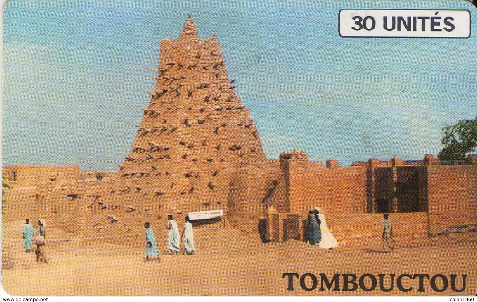 MALI. MAL-O-27. Tombouctou (Blue Schlumberger Logo). 30U. (012) - Malí