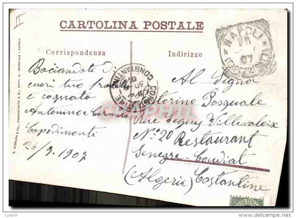 CPA Volcan Vesuvio Eruzione Lavina Aprile 1906 - Disasters