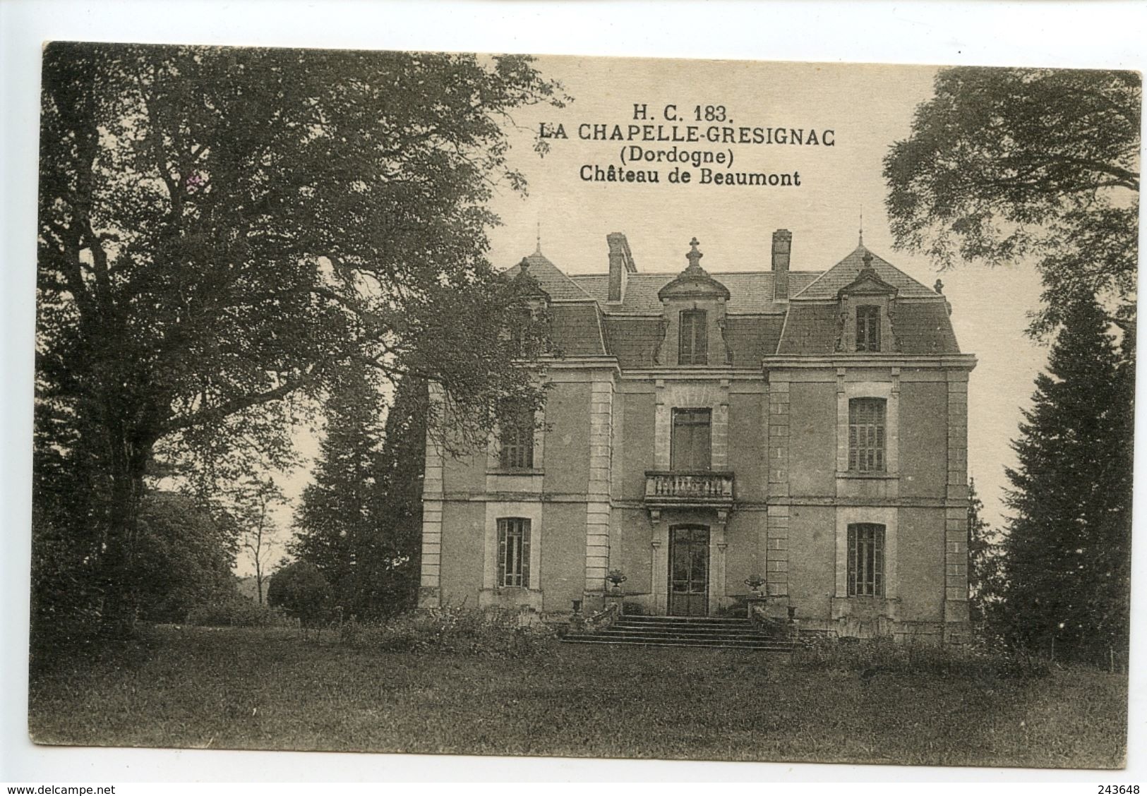 La Chapelle Grésignac Château De Beaumont - Sonstige & Ohne Zuordnung