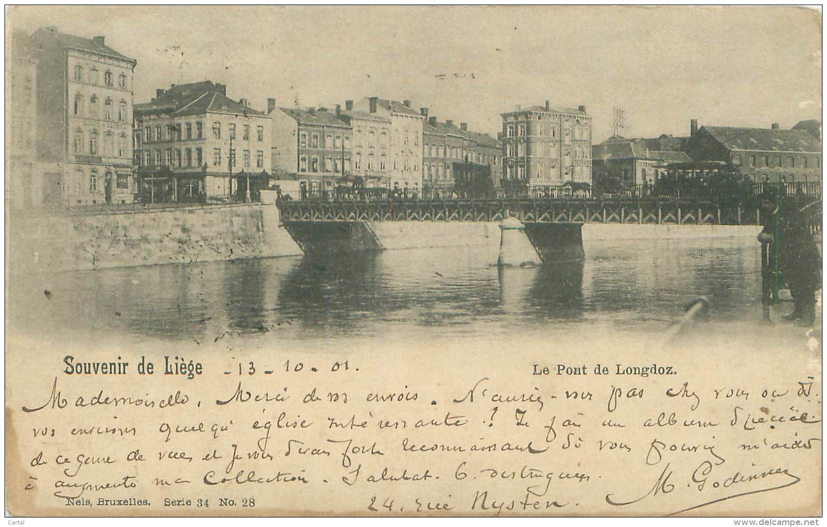 Souvenir De LIEGE - Le Pont De Longdoz - Luik