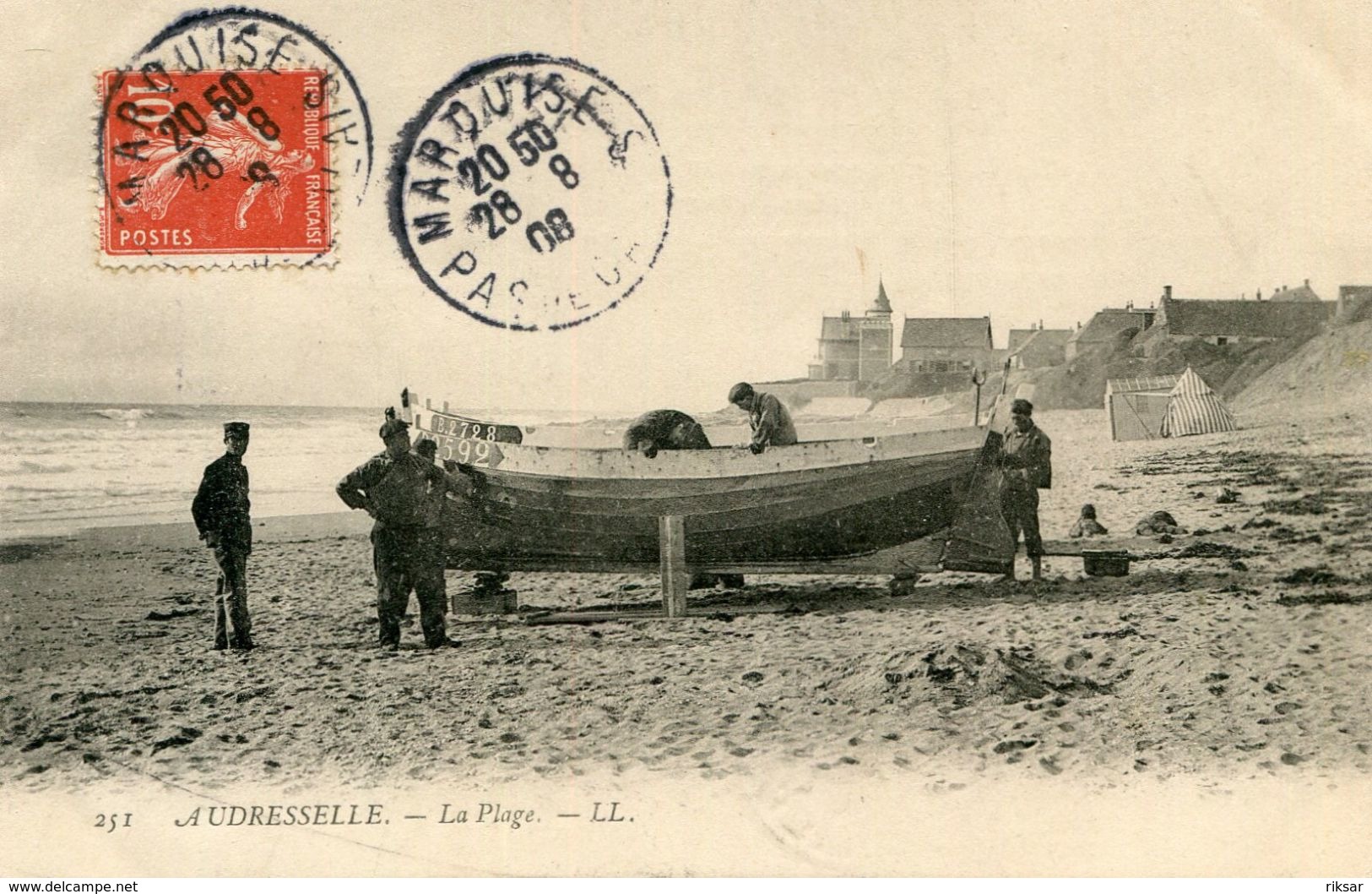 AUDRESSELLES(BATEAU DE SAUVETAGE) - Andere & Zonder Classificatie