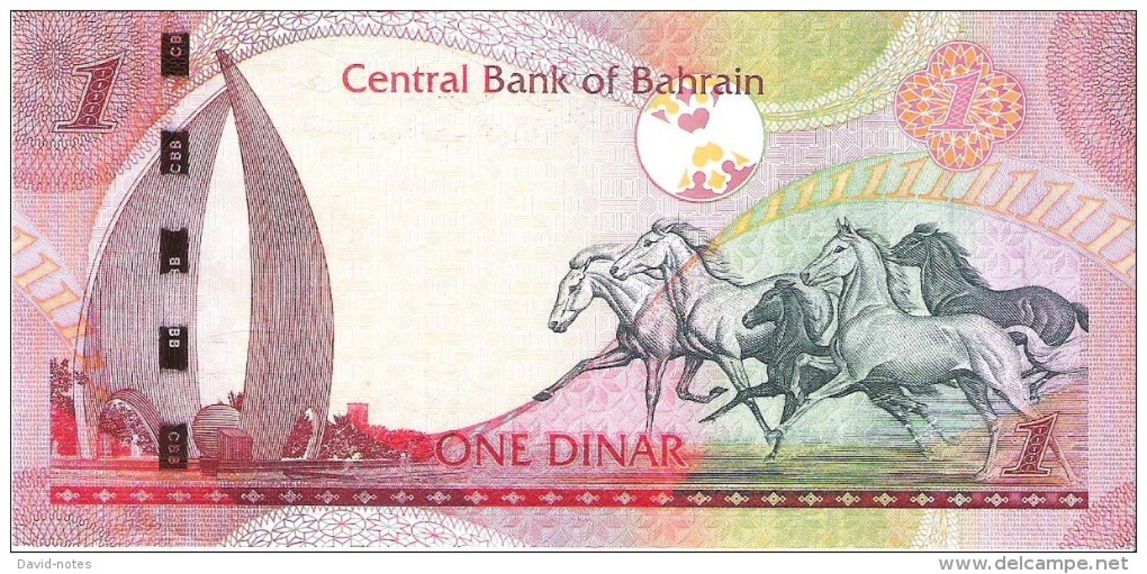 Bahrain - Pick 26 - 1 Dinar 2008 - Unc - Bahreïn