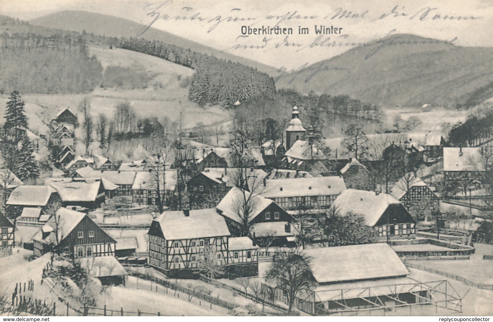 OBERKIRCHEN - 1909 , Im Winter - Andere & Zonder Classificatie