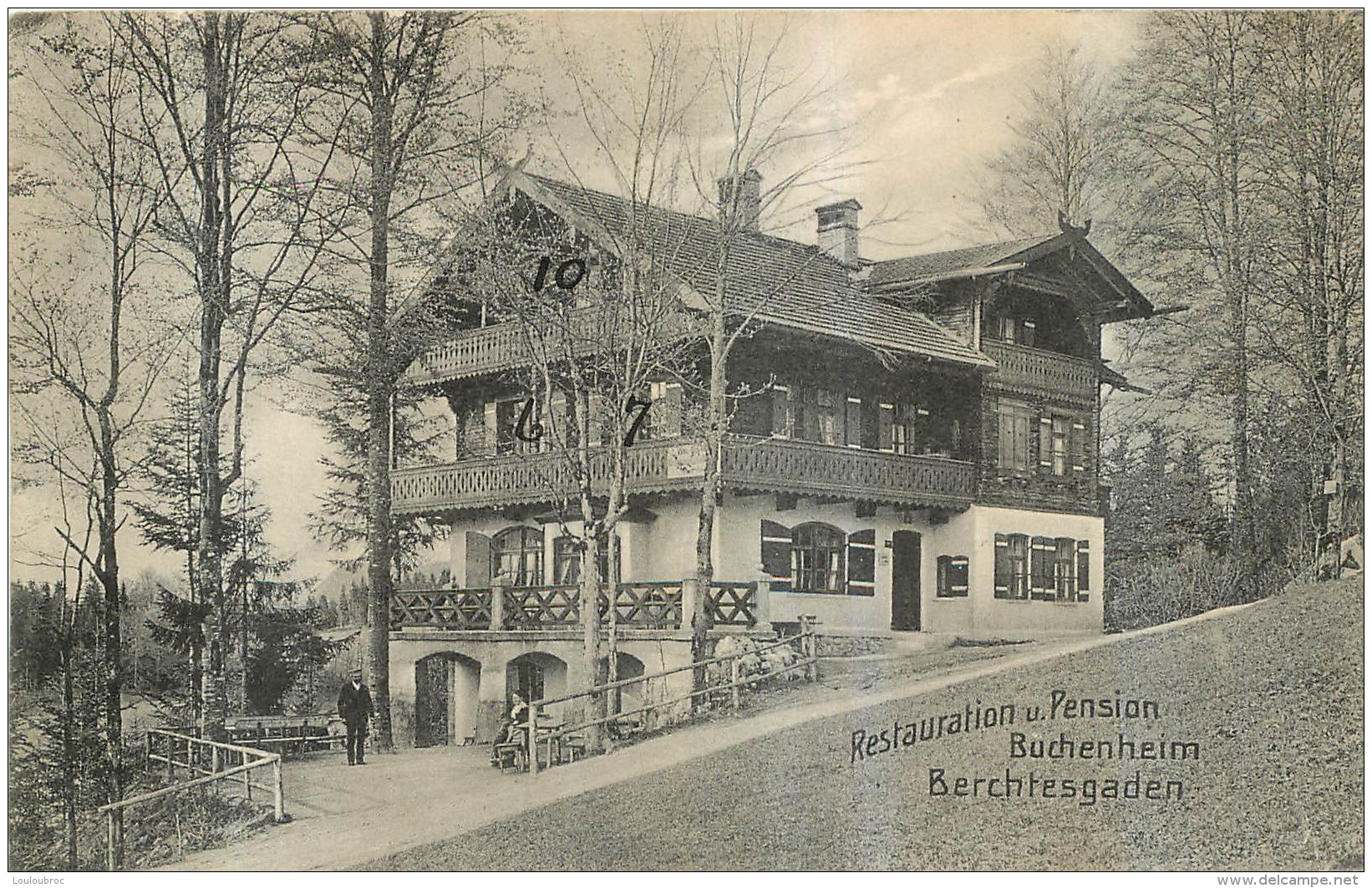 RARE BERCHTESGADEN RESTAURATION PENSION BUCHENHEIM - Berchtesgaden