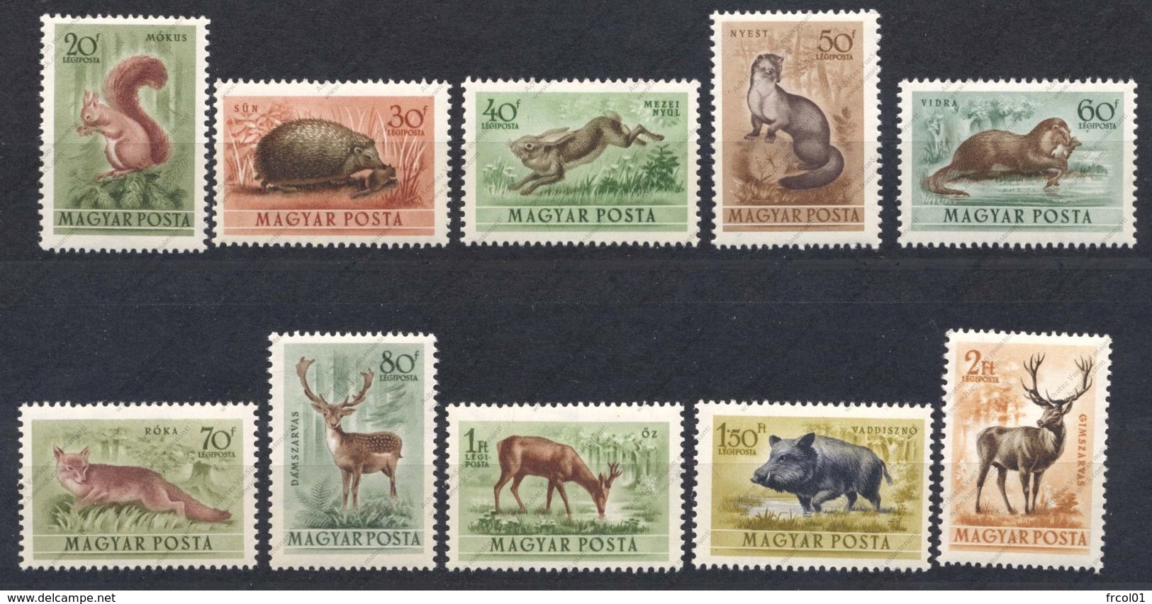 Hongrie, Yvert PA136/145**, Scott C111/120**, MNH - Ungebraucht