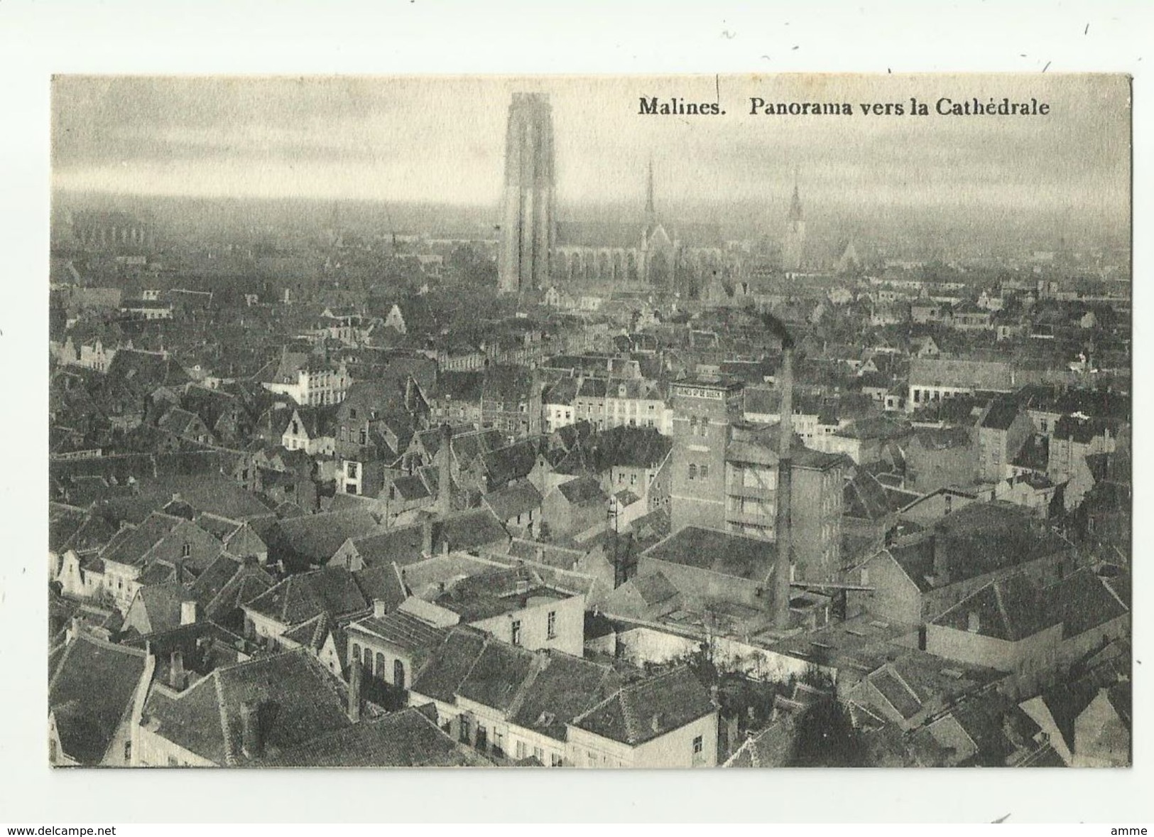 Mechelen - Malines   * Panorama Vers La Cathédrale - Malines