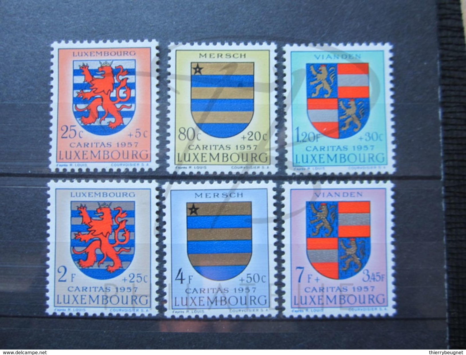 VEND BEAUX TIMBRES DU LUXEMBOURG N° 534 - 539 , X !!! - Unused Stamps