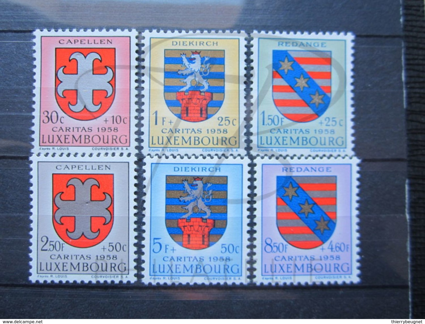 VEND BEAUX TIMBRES DU LUXEMBOURG N° 553 - 558 , X !!! - Neufs