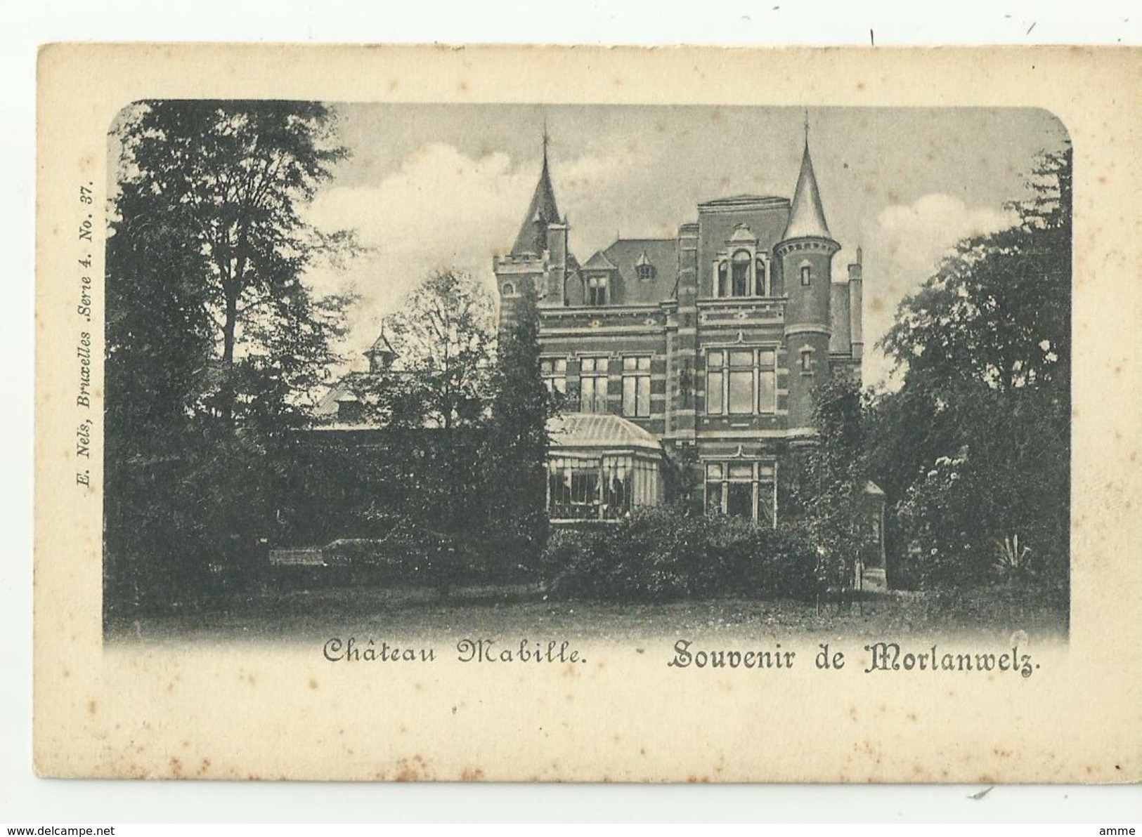 Souvenir De Morlanwelz  * Chateau Mabille  (Nels 4/37) - Morlanwelz