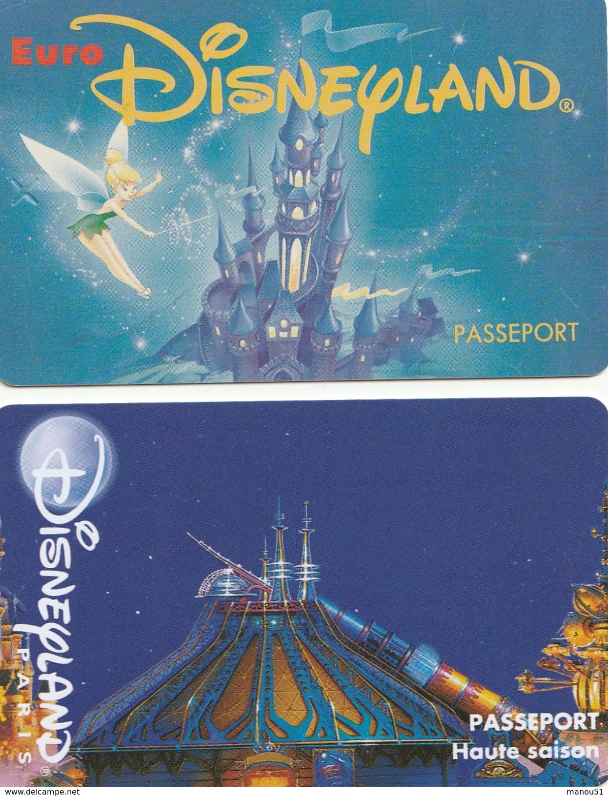 DISNEY - Lot De 8 Tickets D'entrée à DISNEYLAND Paris - Tickets D'entrée