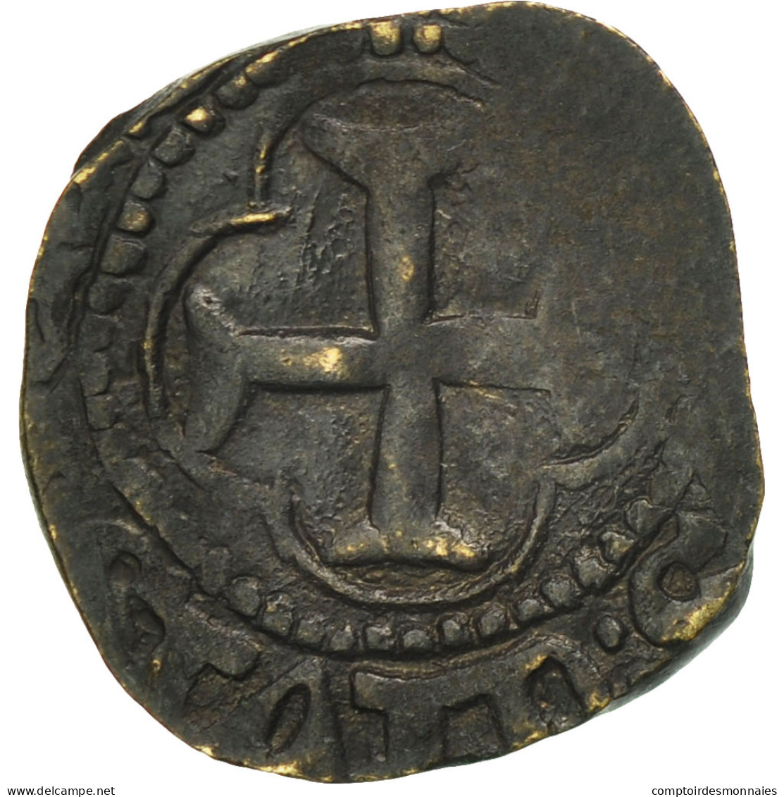 Monnaie, France, Louis XI, Denier Tournois, Châlons-en-Champagne, TB+, Billon - 1461-1483 Louis XI The Prudent