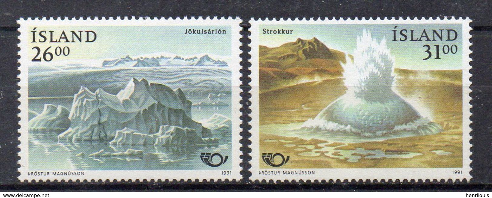 ISLANDE  Timbres Neufs ** De 1991  ( Ref 693 B )  Volcan - Ungebraucht