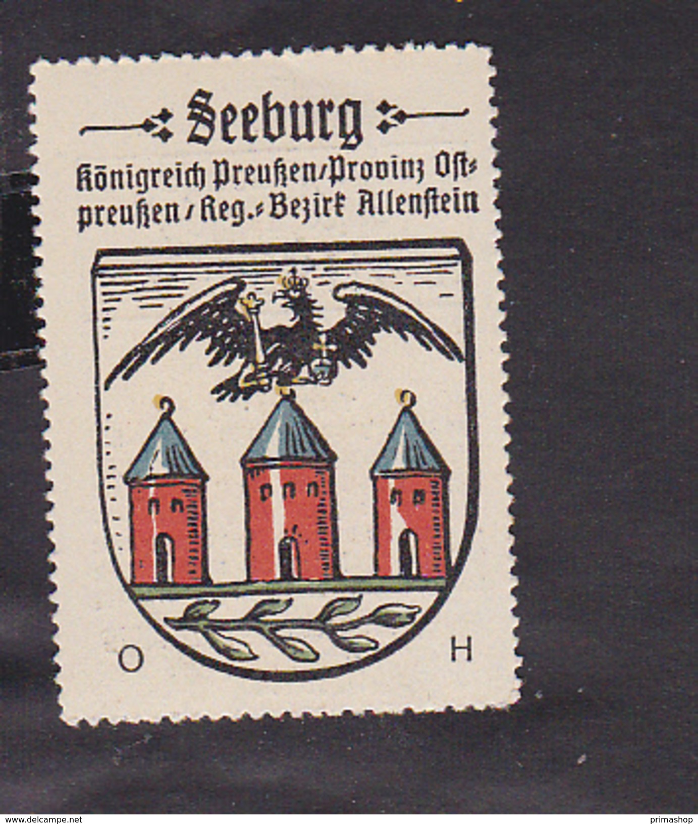 S33 / Vignette Seeburg B. Allenstein Ostpreussen - Ostpreussen