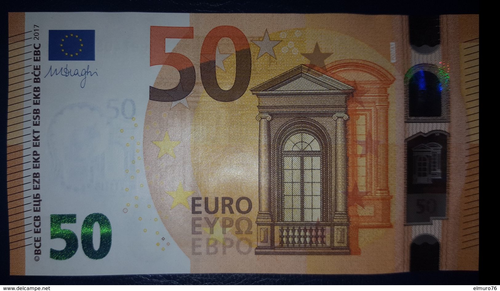 50 EURO P007A1 Netherlands DRAGHI Serie PB Perfect UNC - 50 Euro