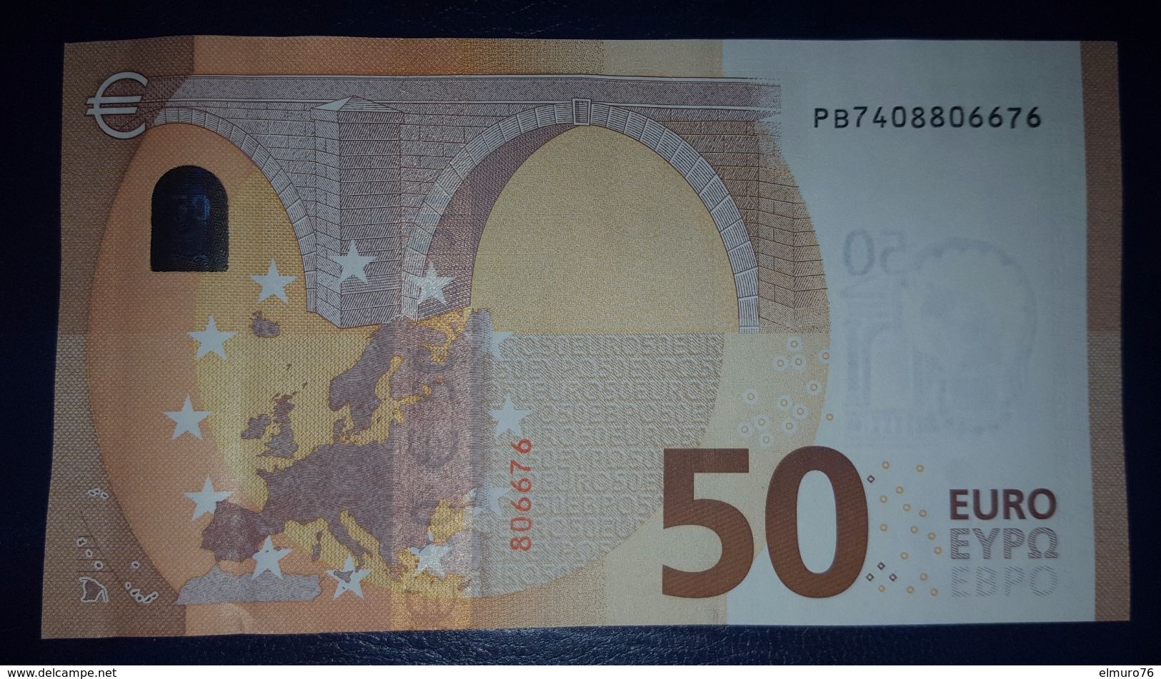 50 EURO P007A1 Netherlands DRAGHI Serie PB Perfect UNC - 50 Euro