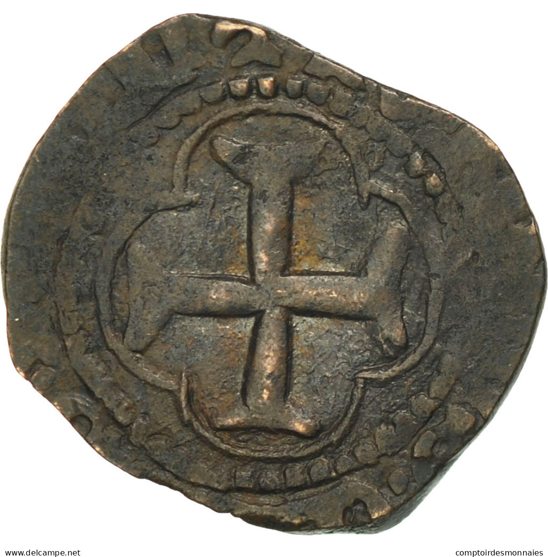Monnaie, France, Louis XI, Denier Tournois, Châlons-en-Champagne, TB+, Billon - 1461-1483 Luigi XI Il Prudente