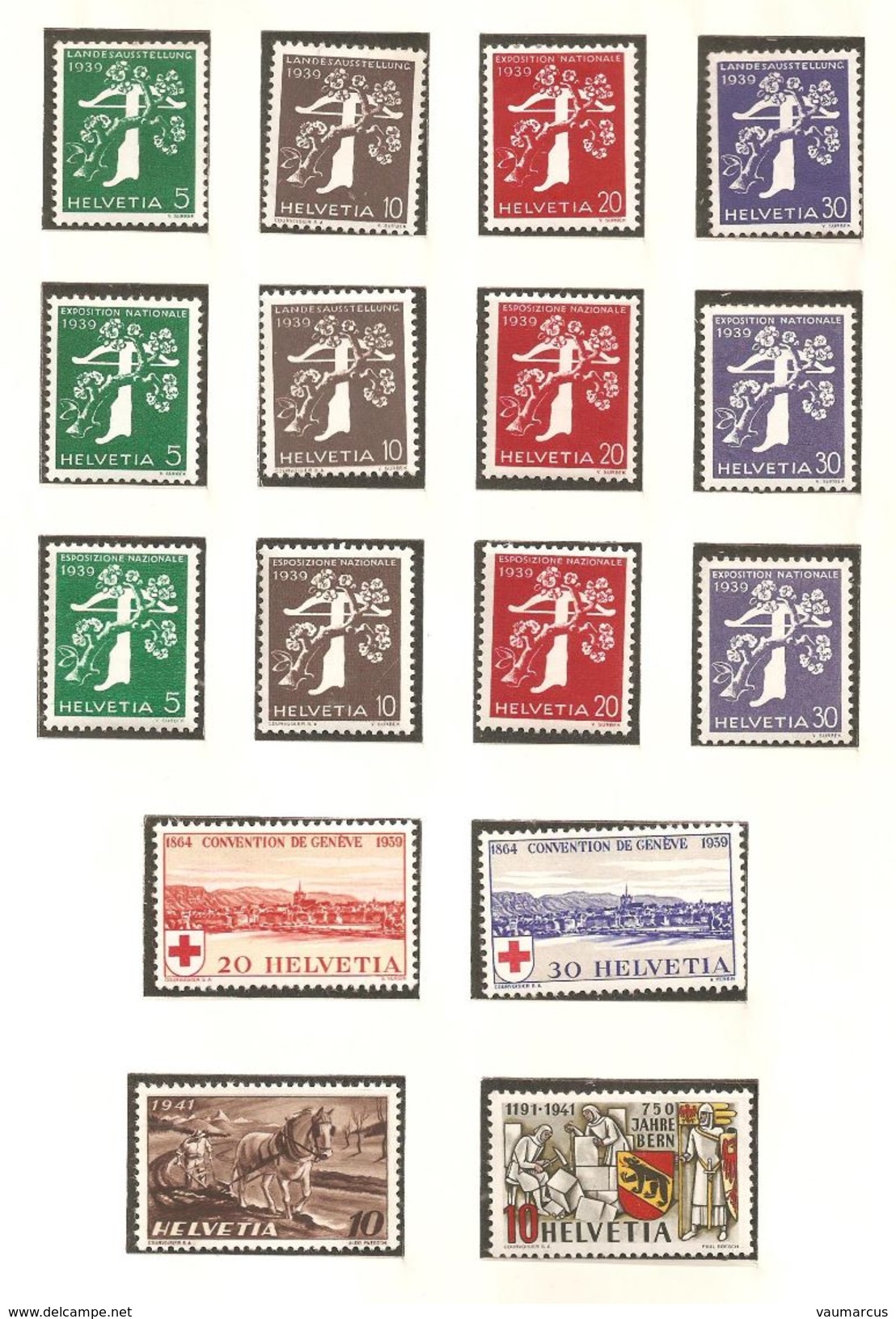 SUISSE collection 1900-1963 neufs **/* voir description + 40 scans