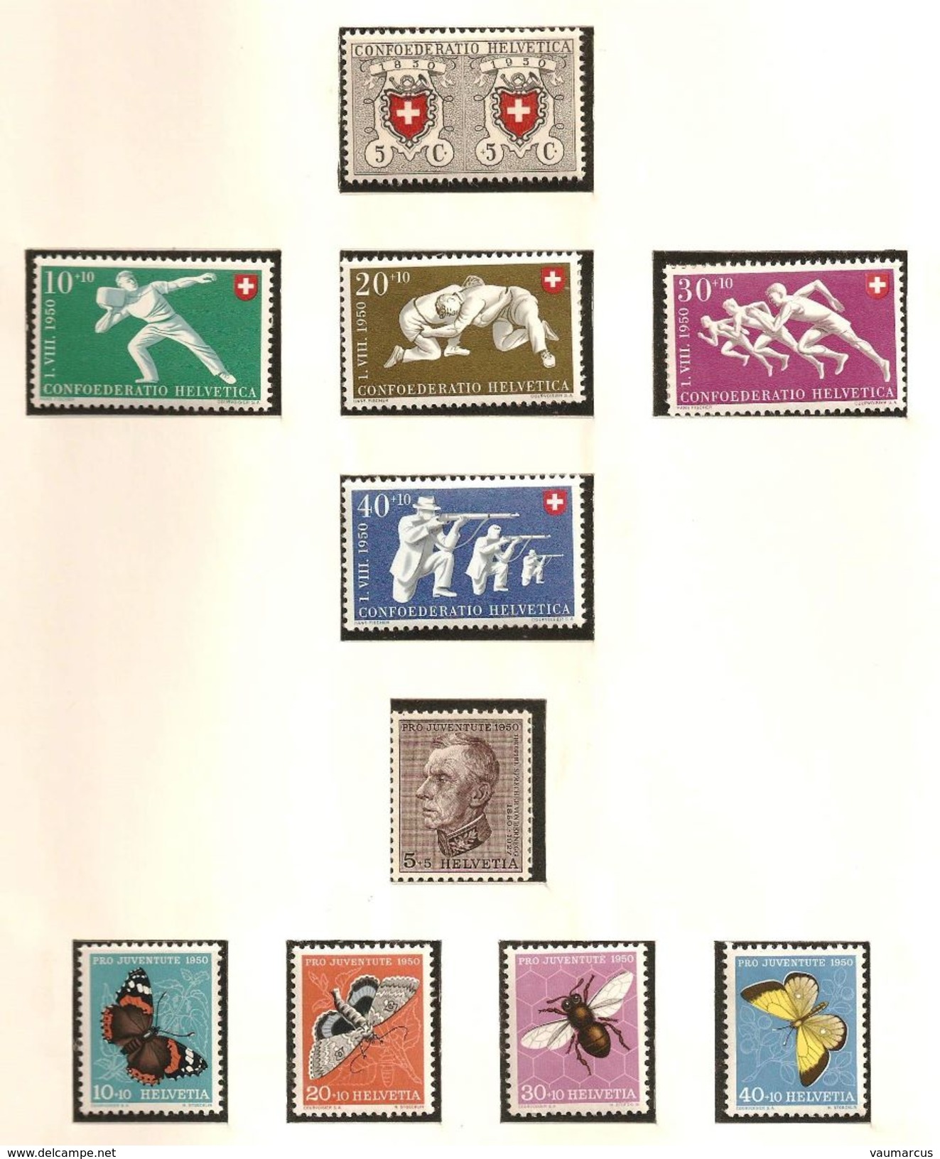 SUISSE collection 1900-1963 neufs **/* voir description + 40 scans