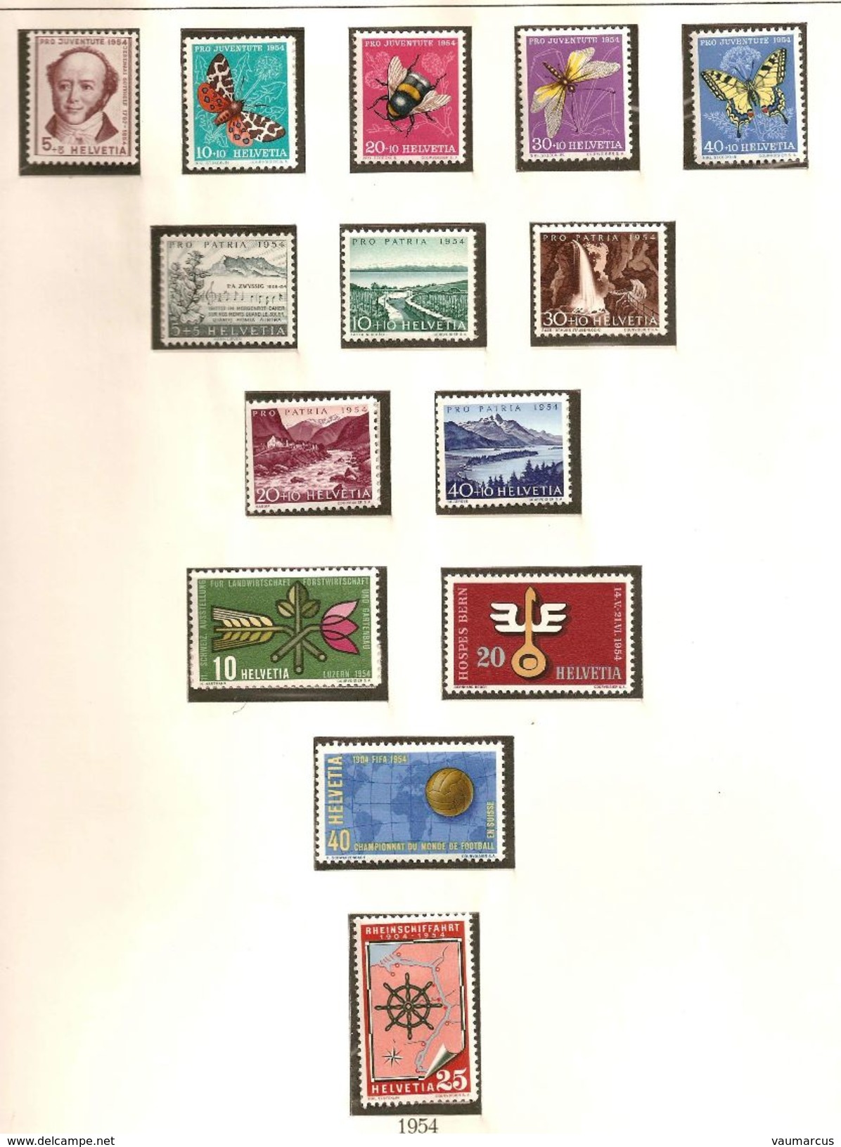 SUISSE collection 1900-1963 neufs **/* voir description + 40 scans