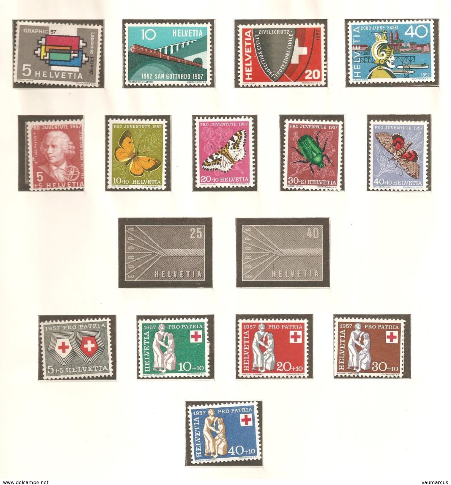 SUISSE collection 1900-1963 neufs **/* voir description + 40 scans