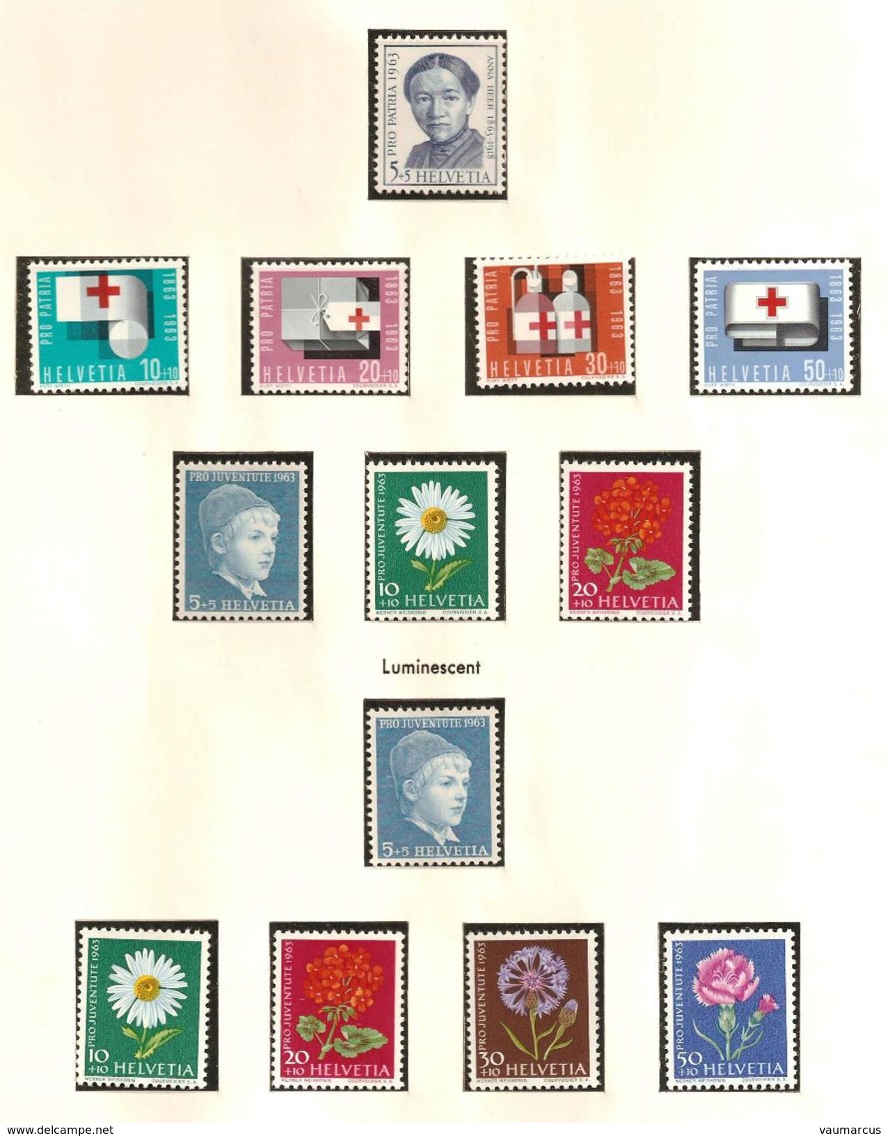 SUISSE collection 1900-1963 neufs **/* voir description + 40 scans