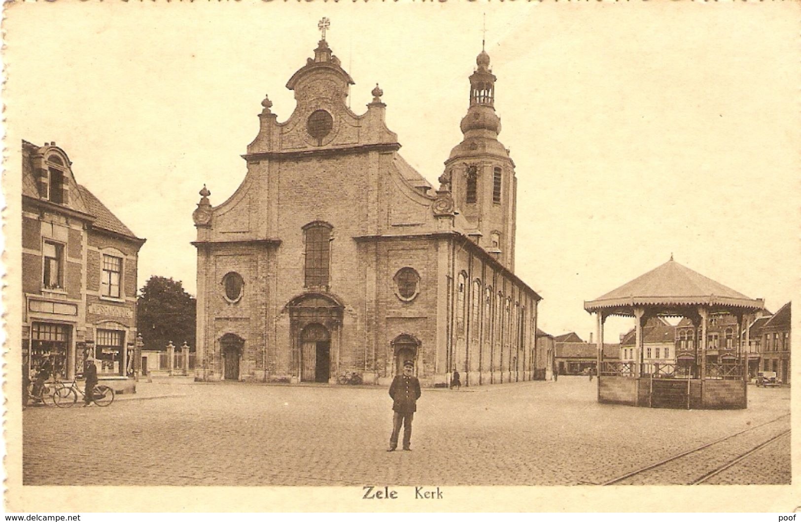 Zele : Kerk En Kiosk - Zele