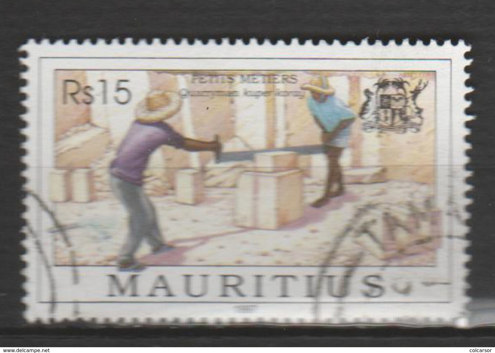 MAURICE ,N°892 "CARRIER " - Mauritius (1968-...)