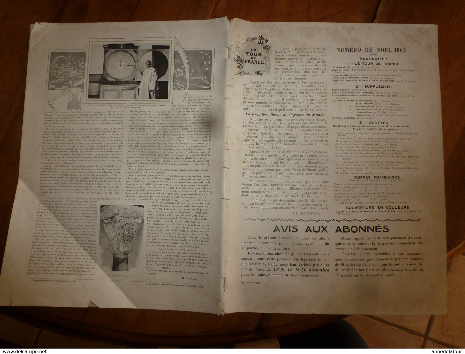 1905 LE TOUR DE FRANCE  --->  A Tarragone; Vallée de Cauterets; Gyf; Anjou; Tour de France photographique, etc