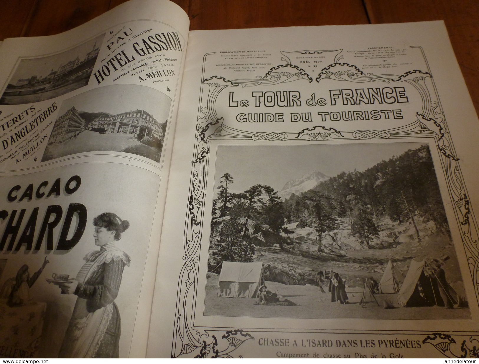 1905 LE TOUR DE FRANCE  --->  A Tarragone; Vallée de Cauterets; Gyf; Anjou; Tour de France photographique, etc