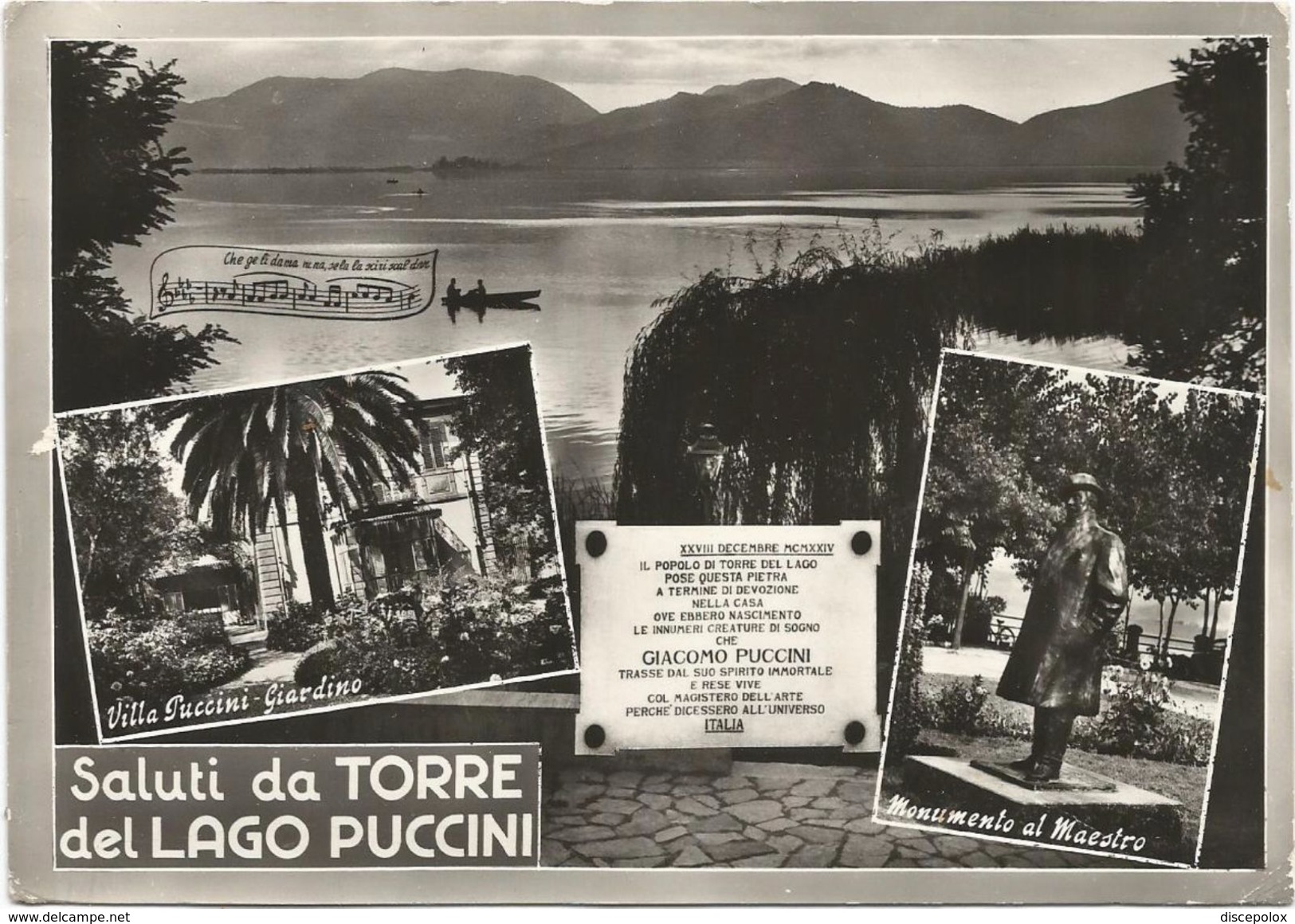 X184 Viareggio (Lucca) - Saluti Da Torre Del Lago Puccini - Panorama Vedute Multipla / Viaggiata 1972 - Viareggio