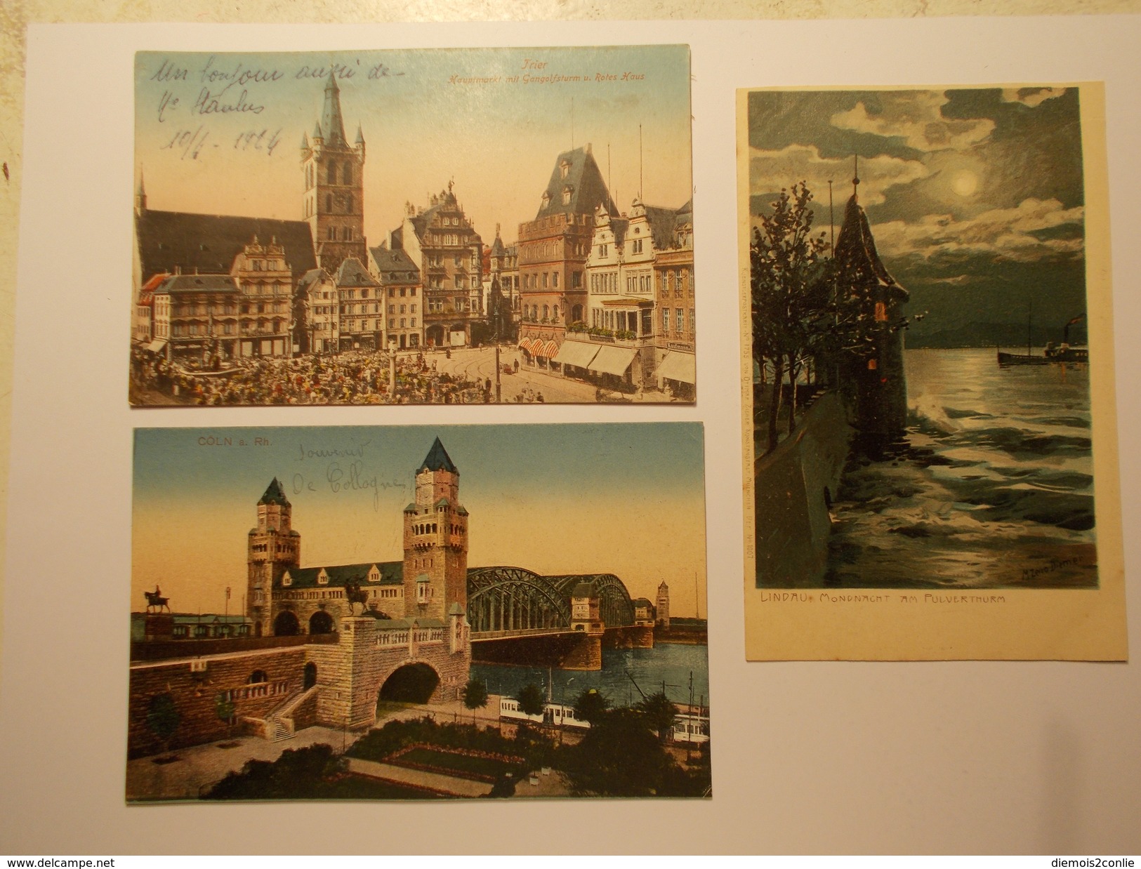 Carte Postale - Lot 3 CPA - ALLEMAGNE Diverses (333/130) - Collections & Lots