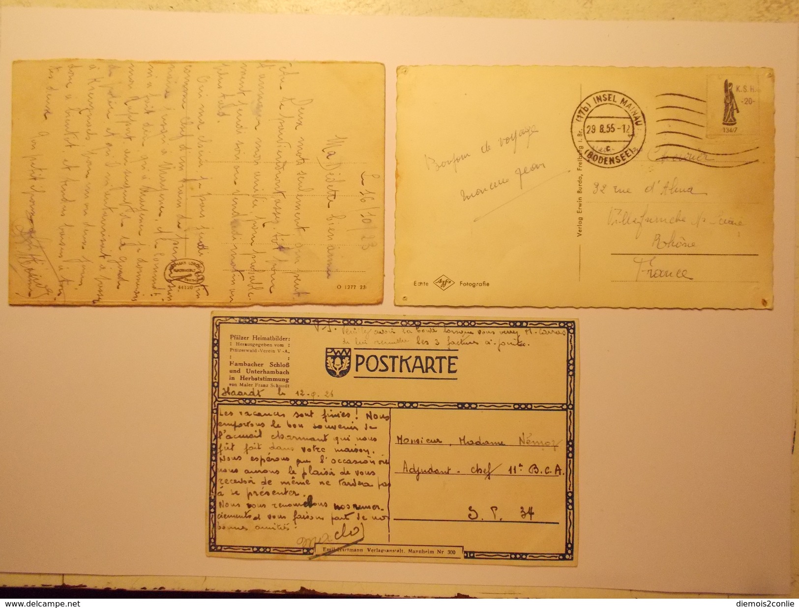 Carte Postale - Lot 3 CPA - ALLEMAGNE Diverses (338/130) - Collections & Lots