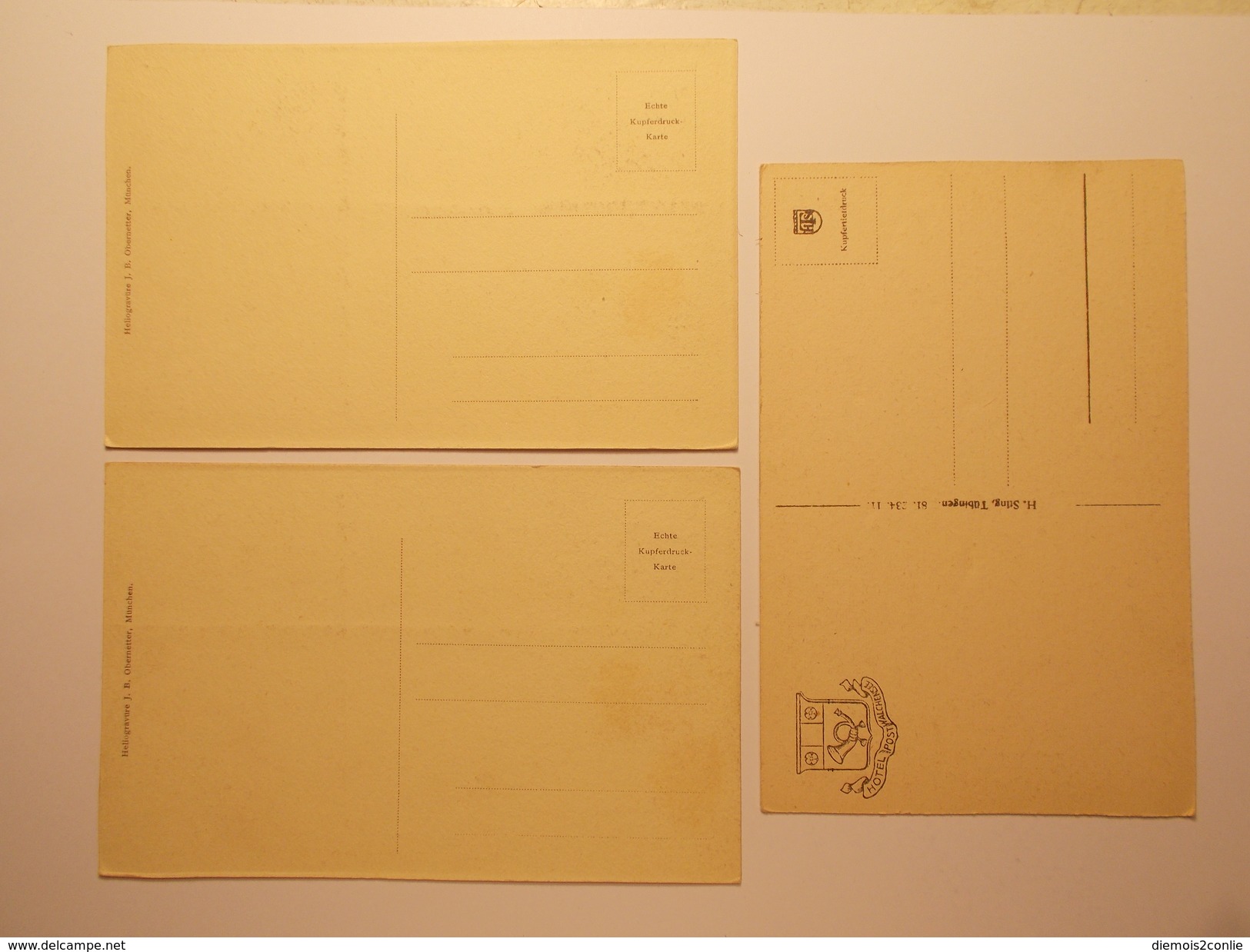 Carte Postale - Lot 3 CPA - ALLEMAGNE Diverses (341/130) - Sammlungen & Sammellose