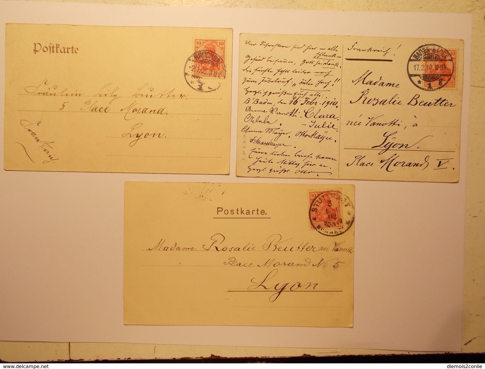 Carte Postale - Lot 3 CPA - ALLEMAGNE Diverses (343/130) - Collections & Lots