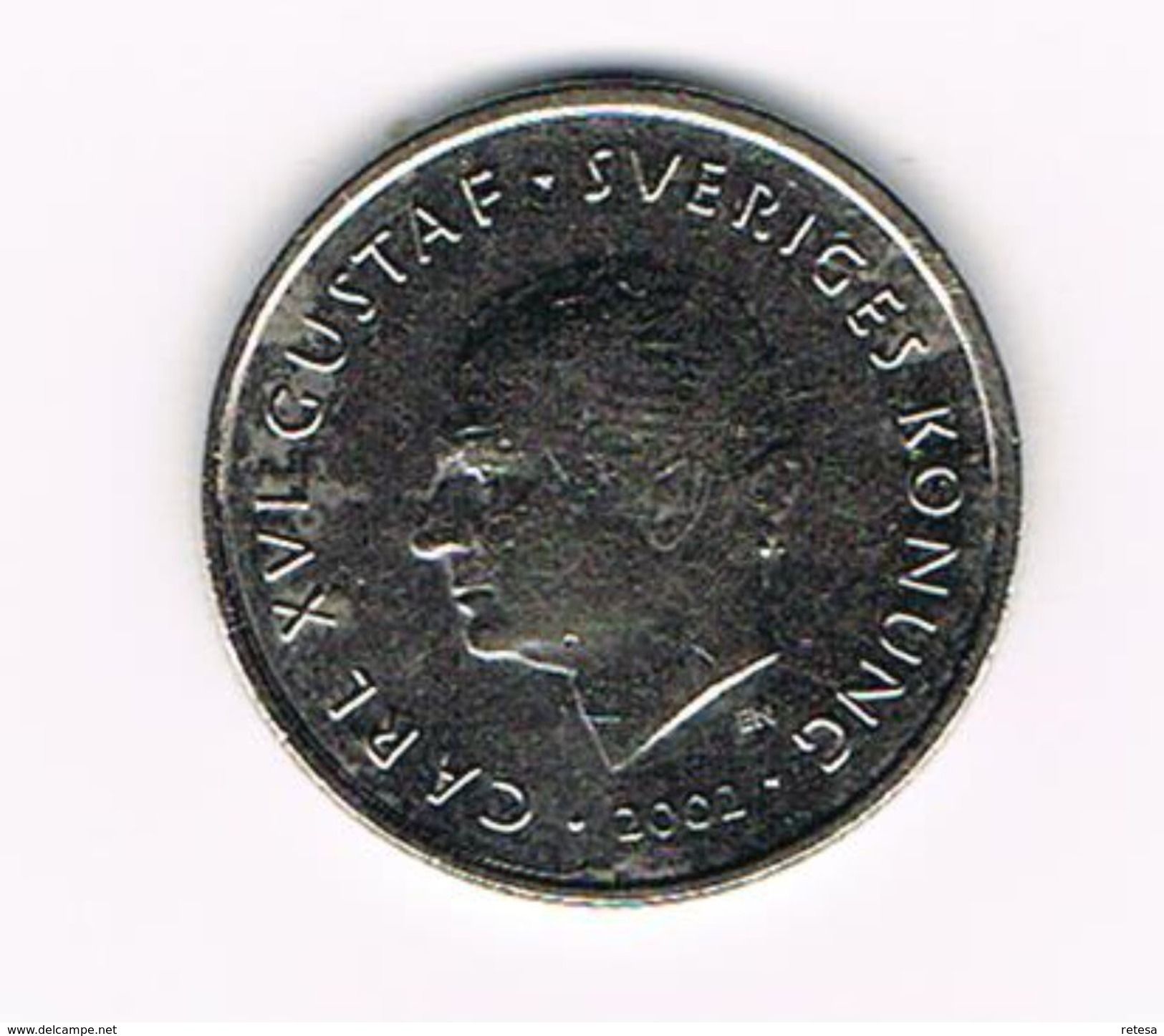 ) ZWEDEN 1  KRONA   2002 - Suecia