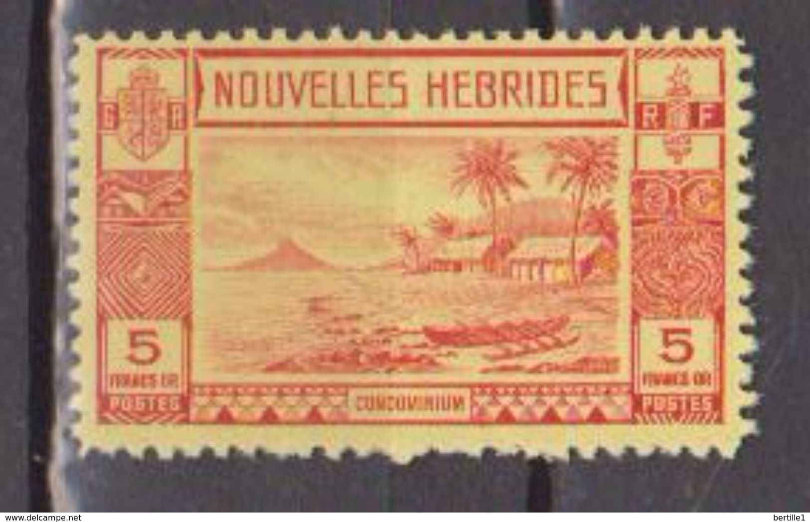 NOUVELLES HEBRIDES       N° YVERT  :    110    NEUF SANS CHARNIERE        ( N   1094    ) - Unused Stamps