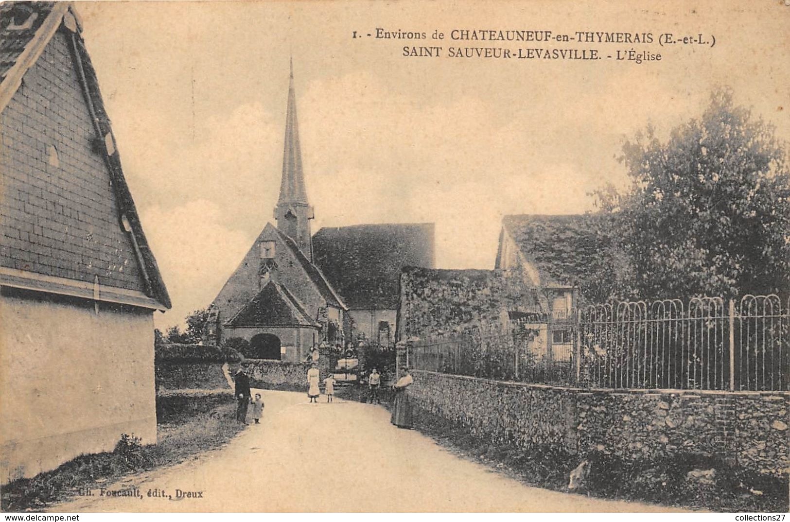 28- SAINT-SAUVEUR- LEVASVILLE- ENVIRONS DE CHATEAUNEUF-EN-THYMERAIS , L'GLISE - Autres & Non Classés