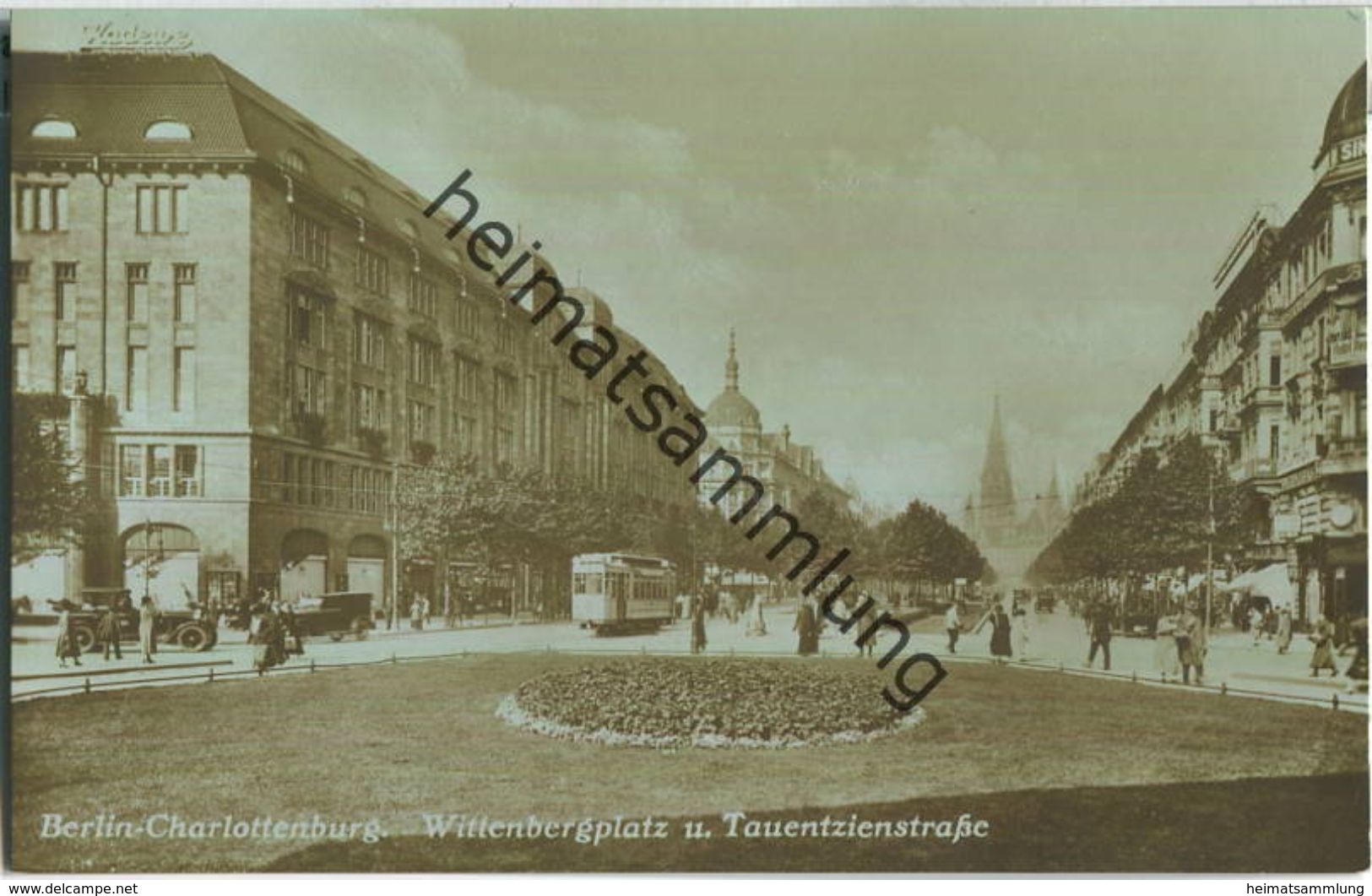 Berlin - Wittenbergplatz Und Tauentzienstrasse - KaDeWe - Foto-Ansichtskarte - Schoeneberg