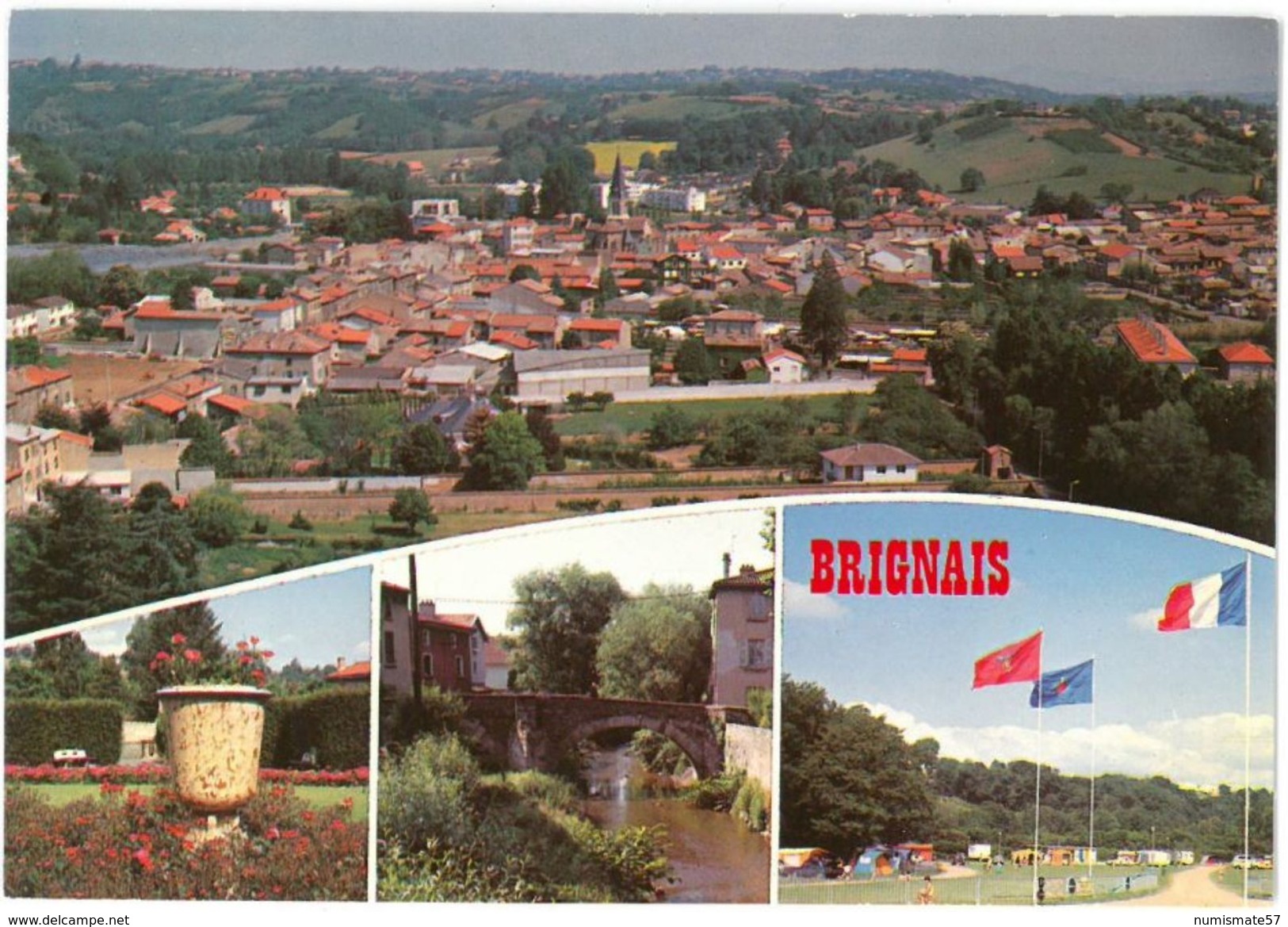 CP BRIGNAIS - 4 Vues - Multi-Vues - Ed. J. CELLARD N°R.81061 - Brignais