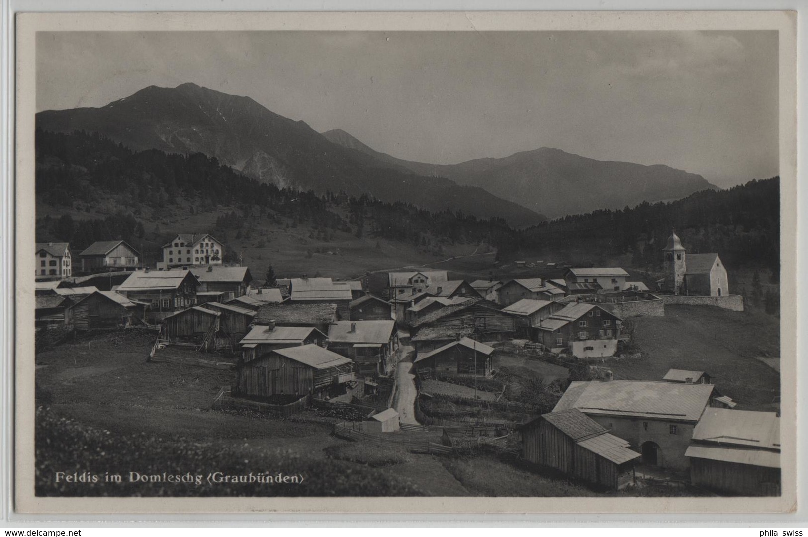 Feldis Im Domleschg (Graubünden) - Photo: J. Gaberell - Domleschg