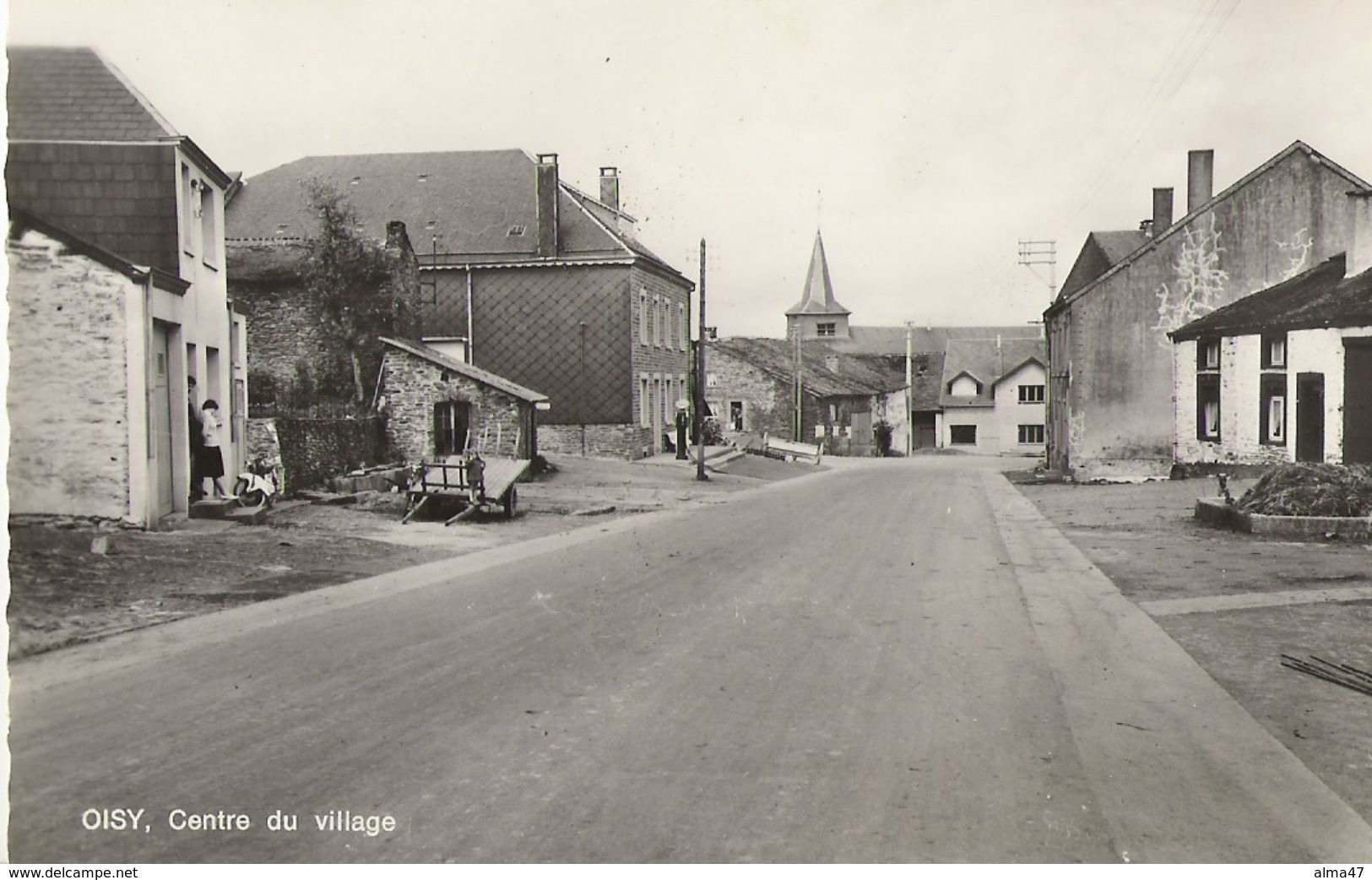 Oisy - Bièvre - Centre Du Village - écrite Mais Pas Timbrée - Smetz 1168 - Bievre