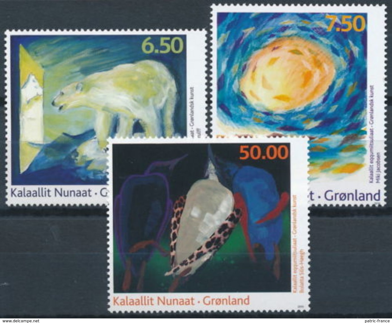 GROENLAND GREENLAND 2010 - Art Moderne Yvert BF530-532** - Ungebraucht