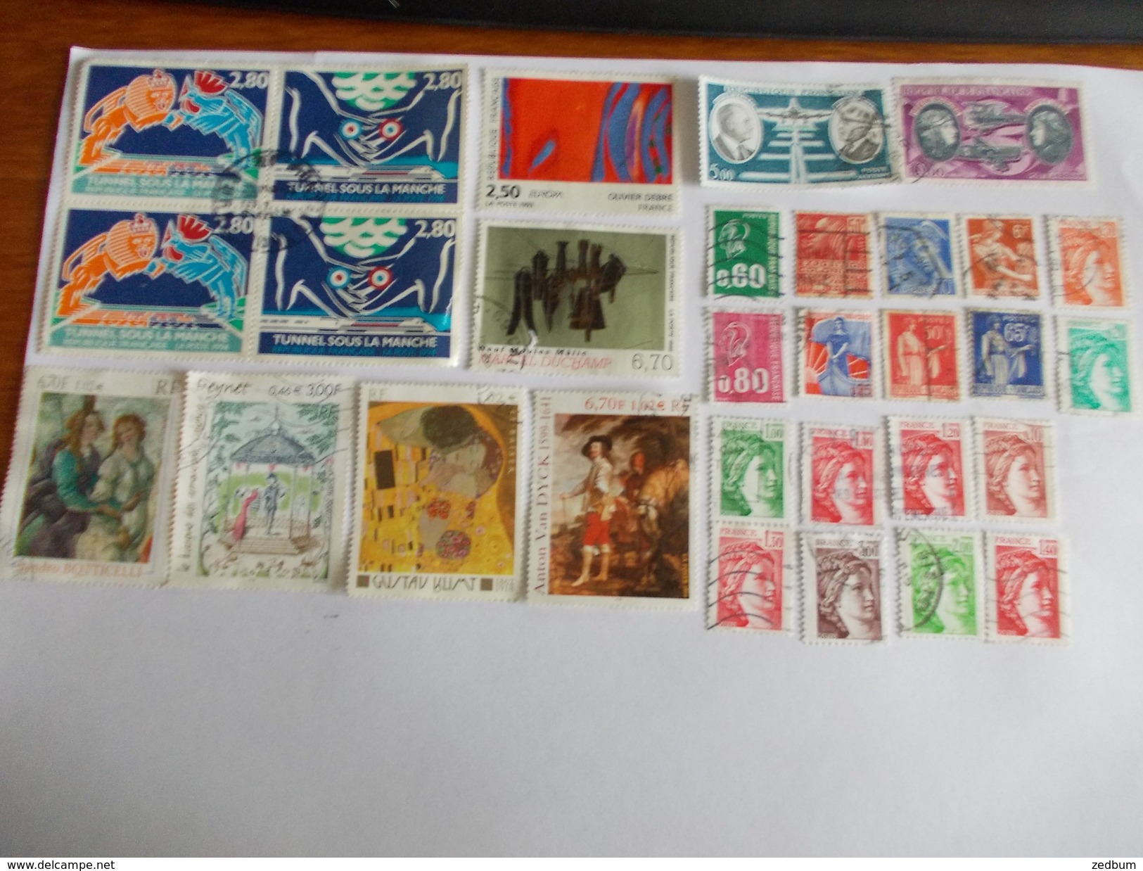 TIMBRE France Lot De 30 Timbres à Identifier - Lots & Kiloware (mixtures) - Max. 999 Stamps