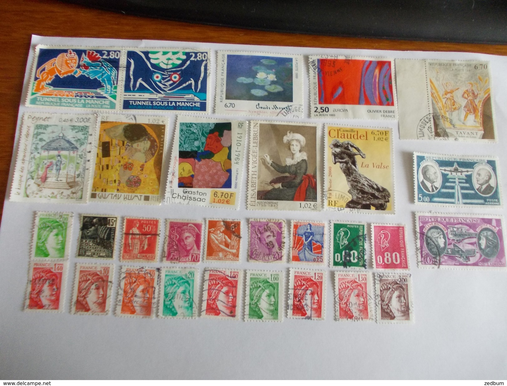 TIMBRE France Lot De 30 Timbres à Identifier - Lots & Kiloware (mixtures) - Max. 999 Stamps